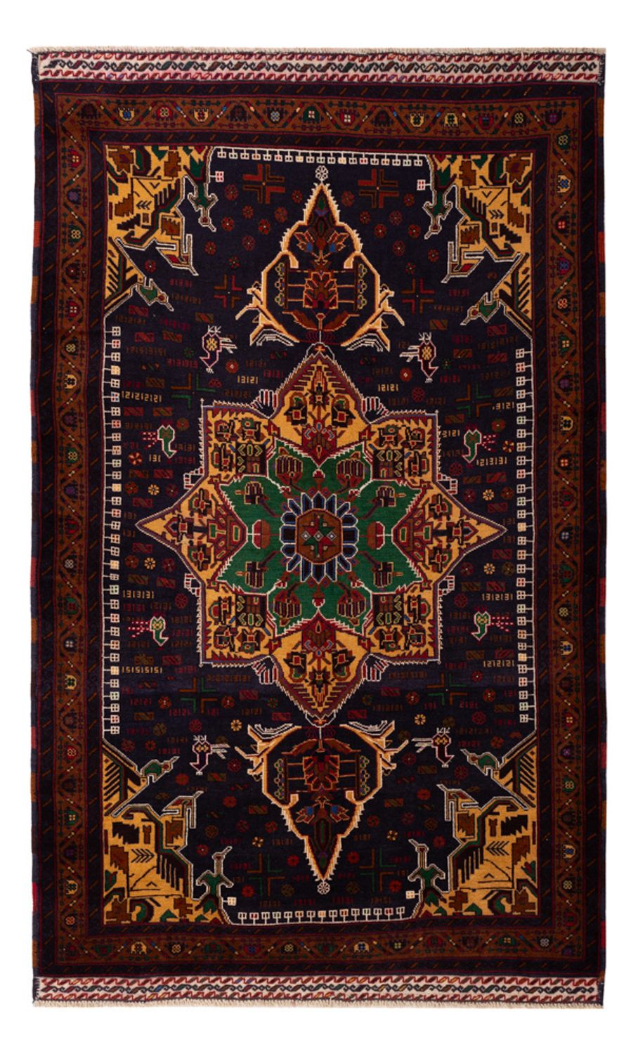 Tappeto Belutsch - 195 x 120 cm - multicolore