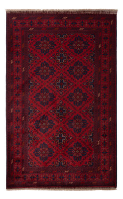 Tappeto afgano - Kunduz - 200 x 122 cm - rosso