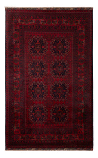 Tappeto afgano - Kunduz - 202 x 127 cm - rosso