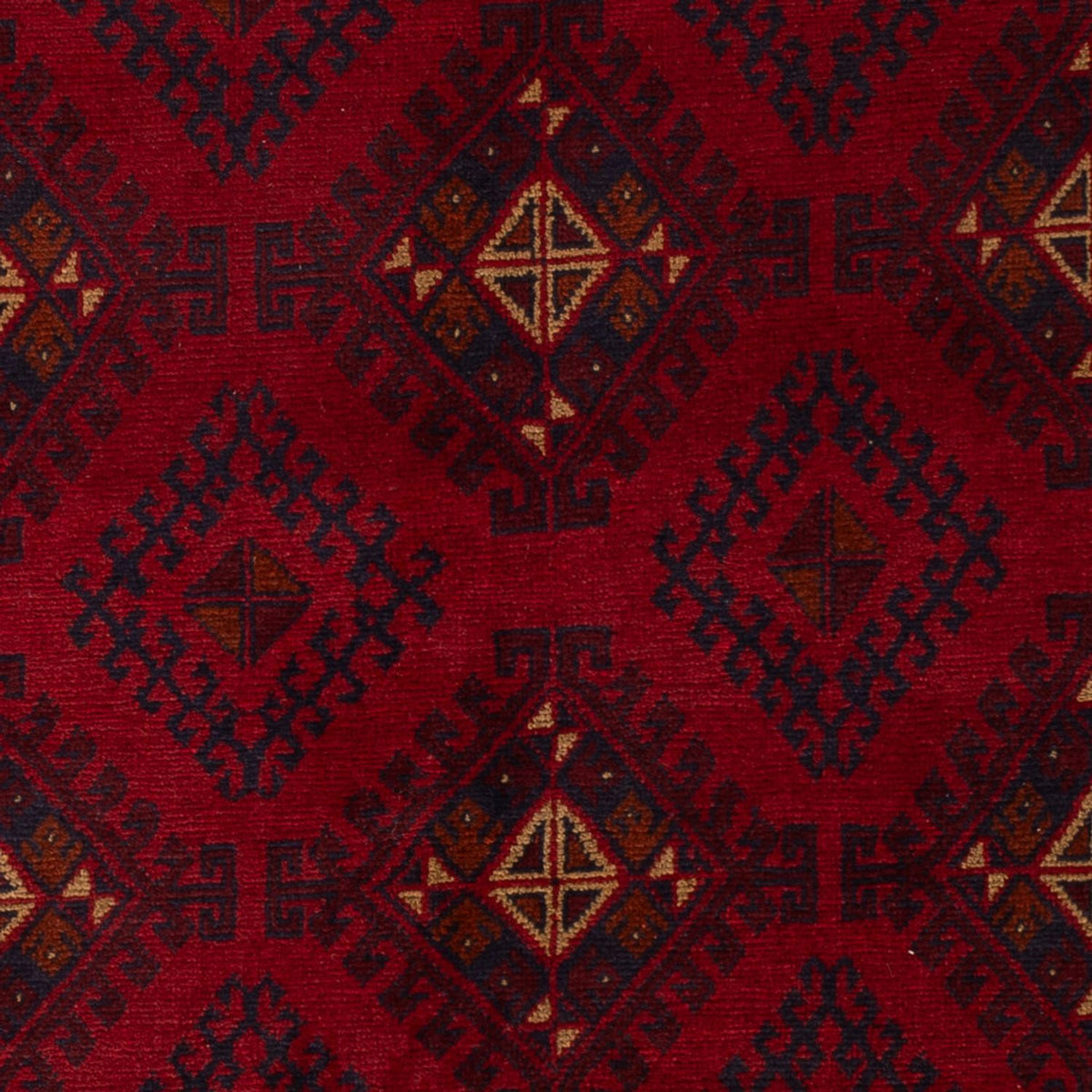 Tappeto afgano - Kunduz - 207 x 125 cm - rosso