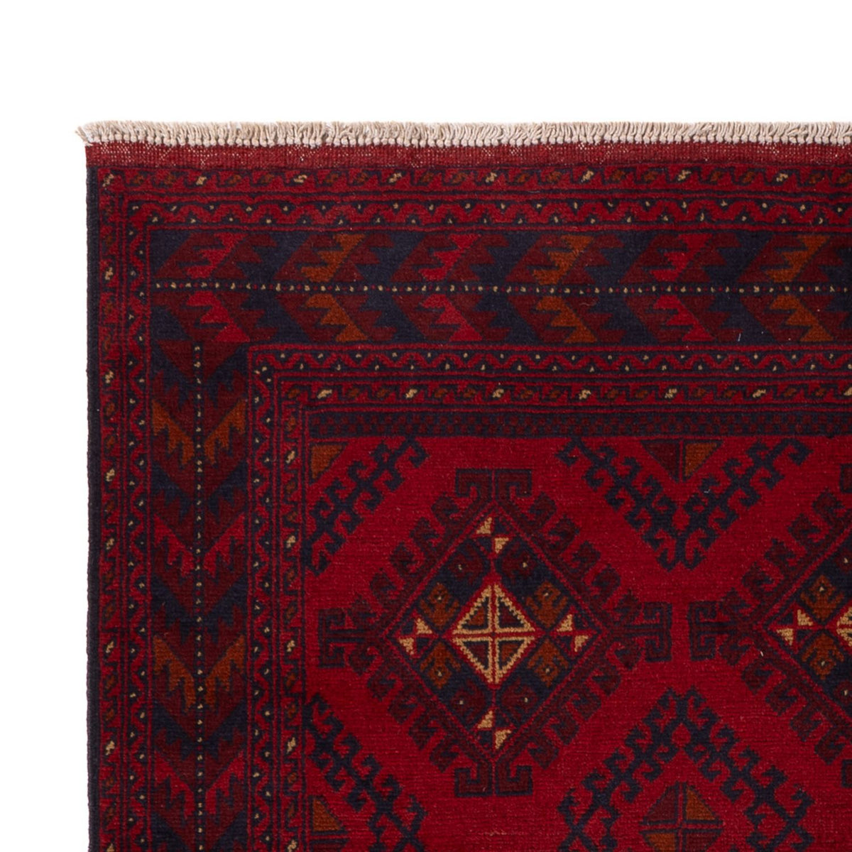 Tappeto afgano - Kunduz - 207 x 125 cm - rosso