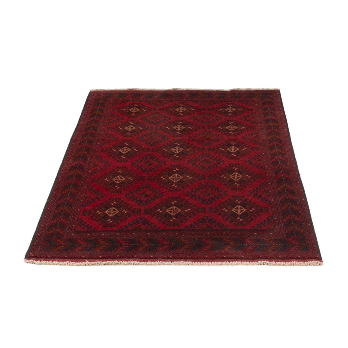 Tappeto afgano - Kunduz - 207 x 125 cm - rosso