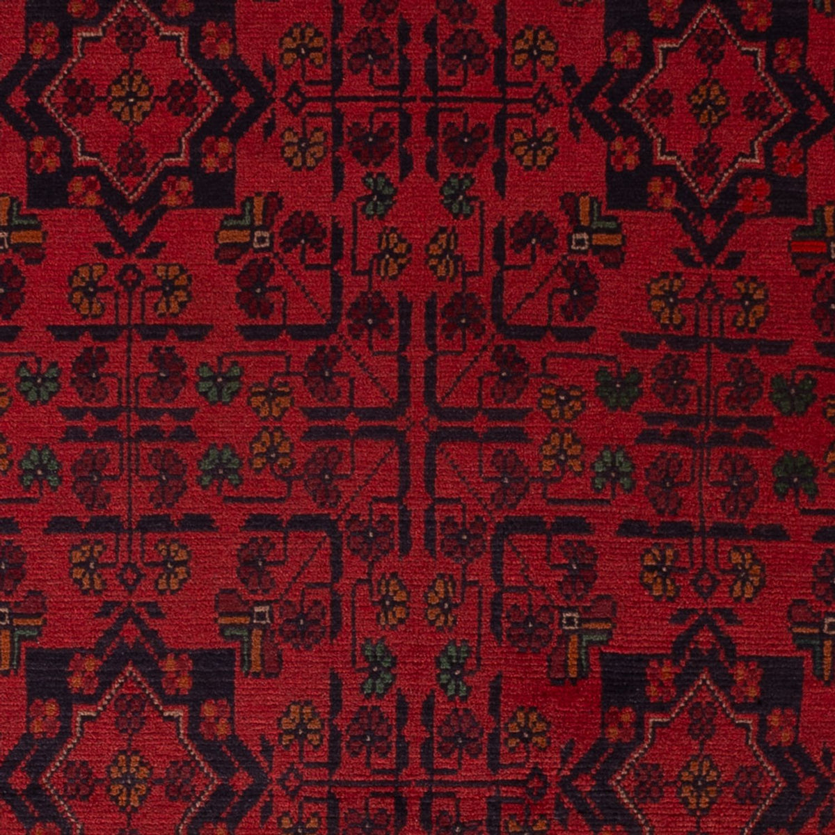 Tappeto afgano - Kunduz - 196 x 120 cm - rosso