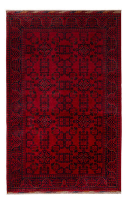 Tappeto afgano - Kunduz - 195 x 125 cm - rosso