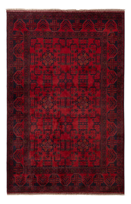 Tappeto afgano - Kunduz - 198 x 126 cm - rosso