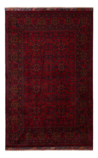 Tappeto afgano - Kunduz - 197 x 127 cm - rosso scuro