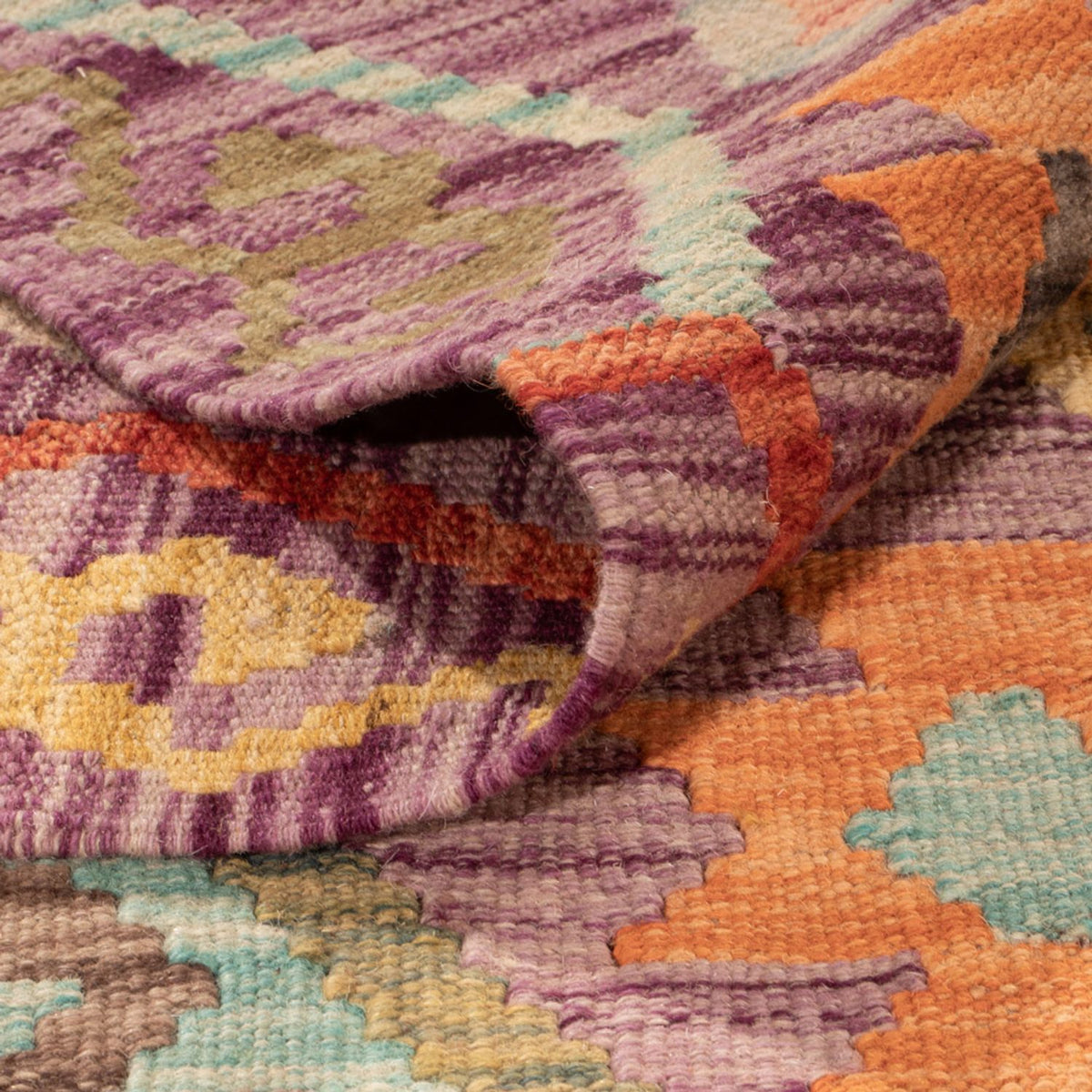 Tappeto Kelim - Splash - 311 x 207 cm - multicolore