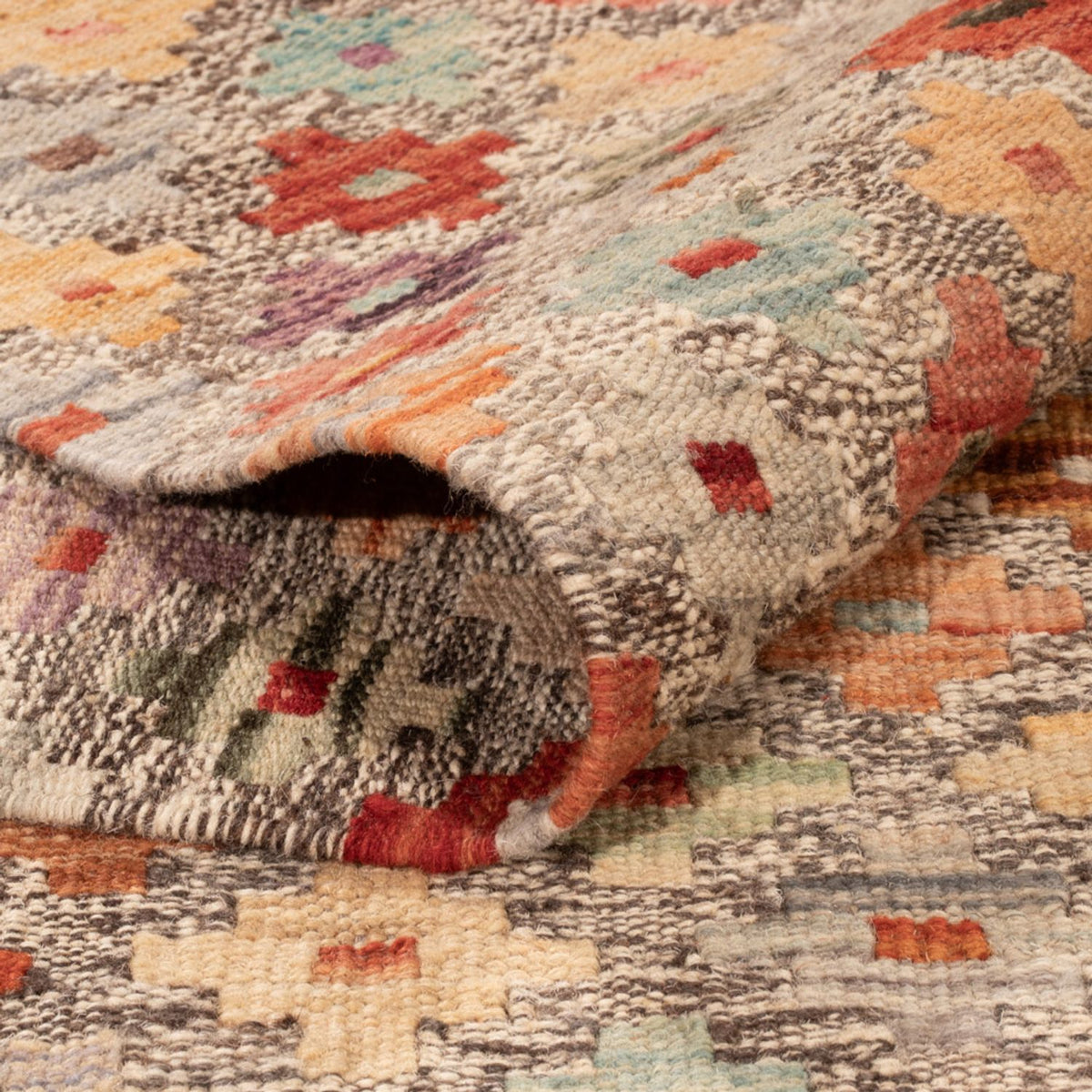 Tappeto Kelim - Splash - 307 x 208 cm - multicolore