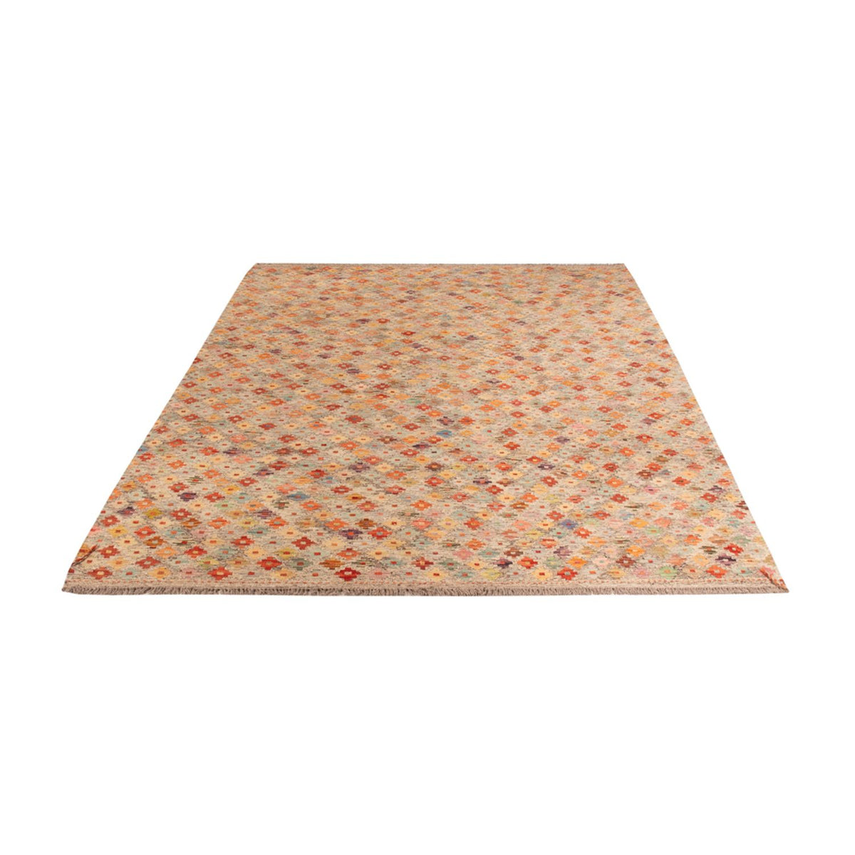 Tappeto Kelim - Splash - 307 x 208 cm - multicolore