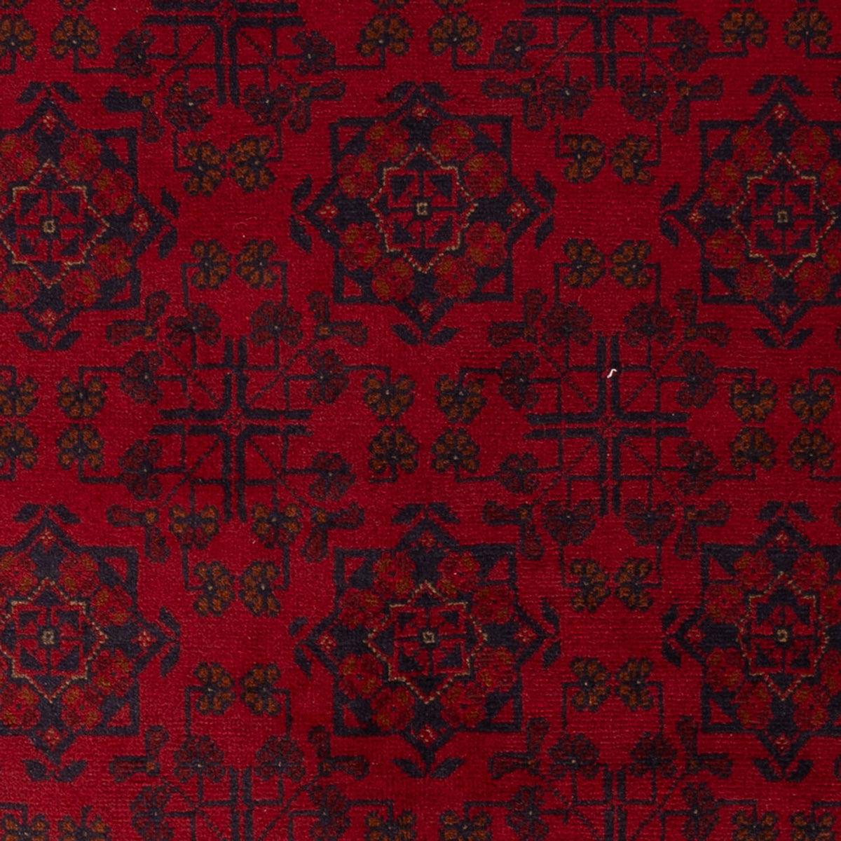 Tappeto afgano - Kunduz - 195 x 123 cm - rosso scuro