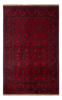 Tappeto afgano - Kunduz - 193 x 124 cm - rosso scuro