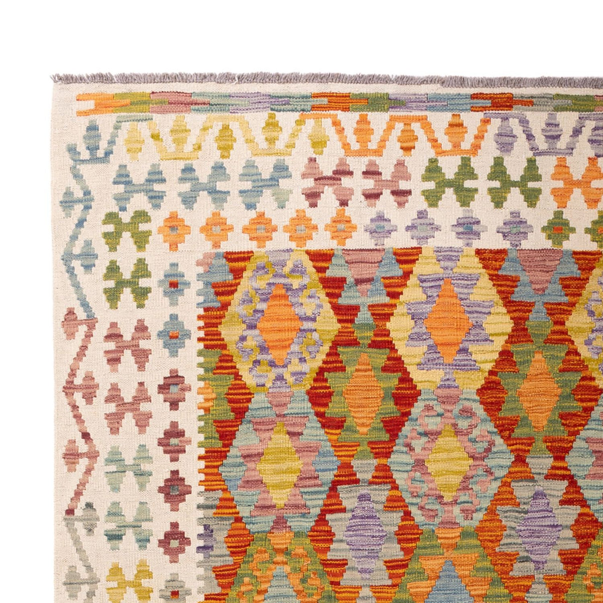 Tappeto Kelim - Splash - 298 x 202 cm - multicolore