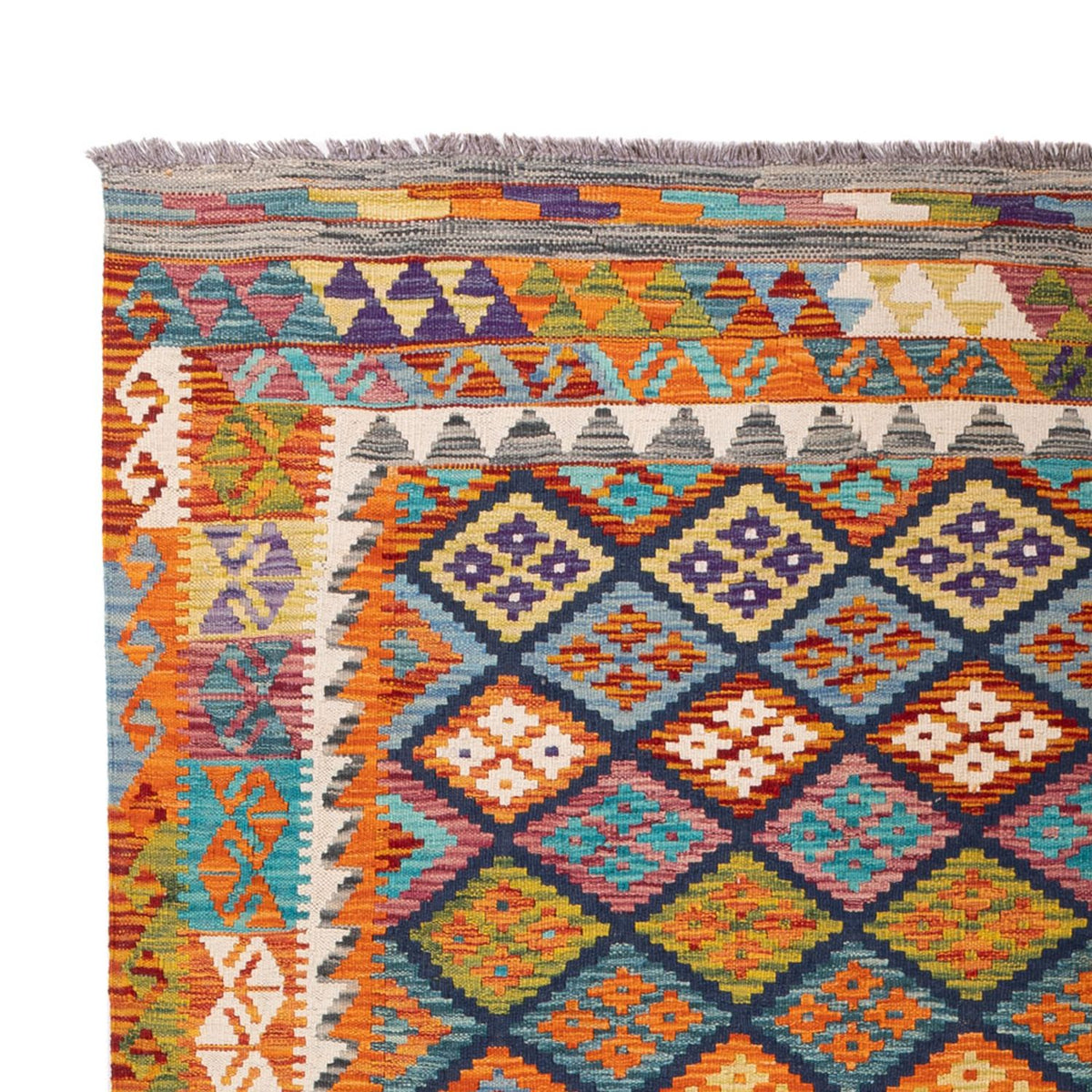 Tappeto Kelim - Splash - 290 x 199 cm - multicolore