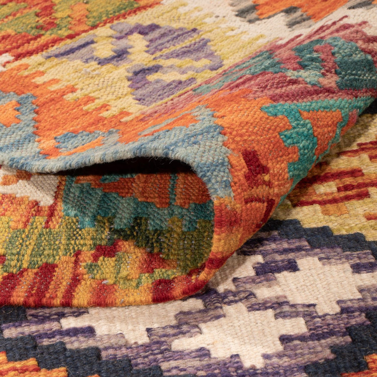 Tappeto Kelim - Splash - 290 x 199 cm - multicolore