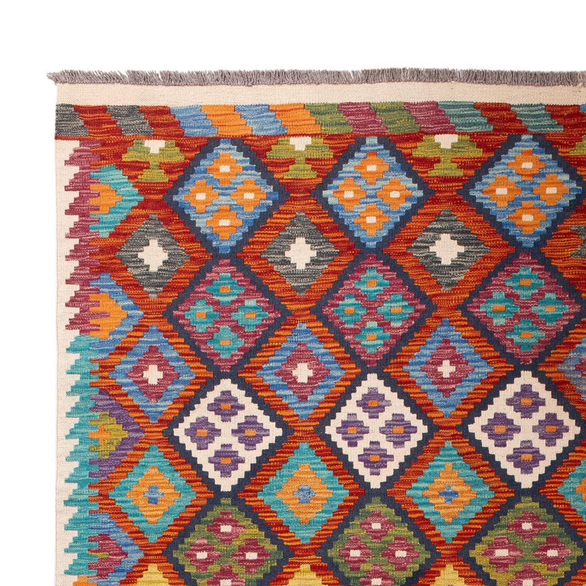 Tappeto Kelim - Splash - 293 x 210 cm - multicolore