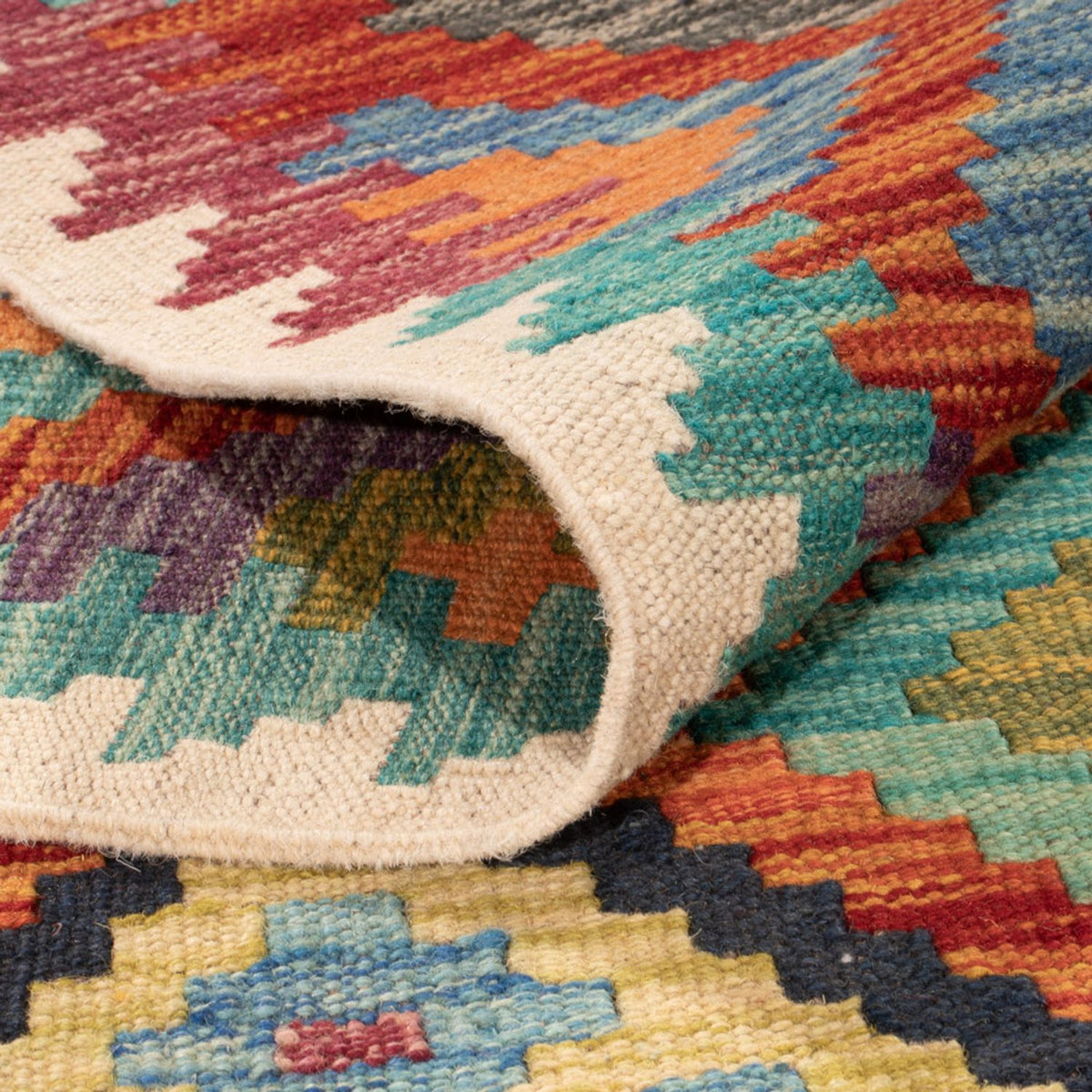 Tappeto Kelim - Splash - 293 x 210 cm - multicolore