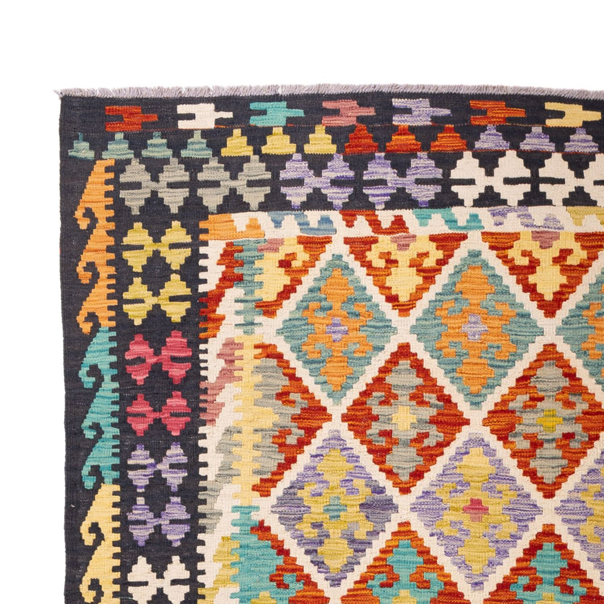 Tappeto Kelim - Splash - 295 x 204 cm - multicolore