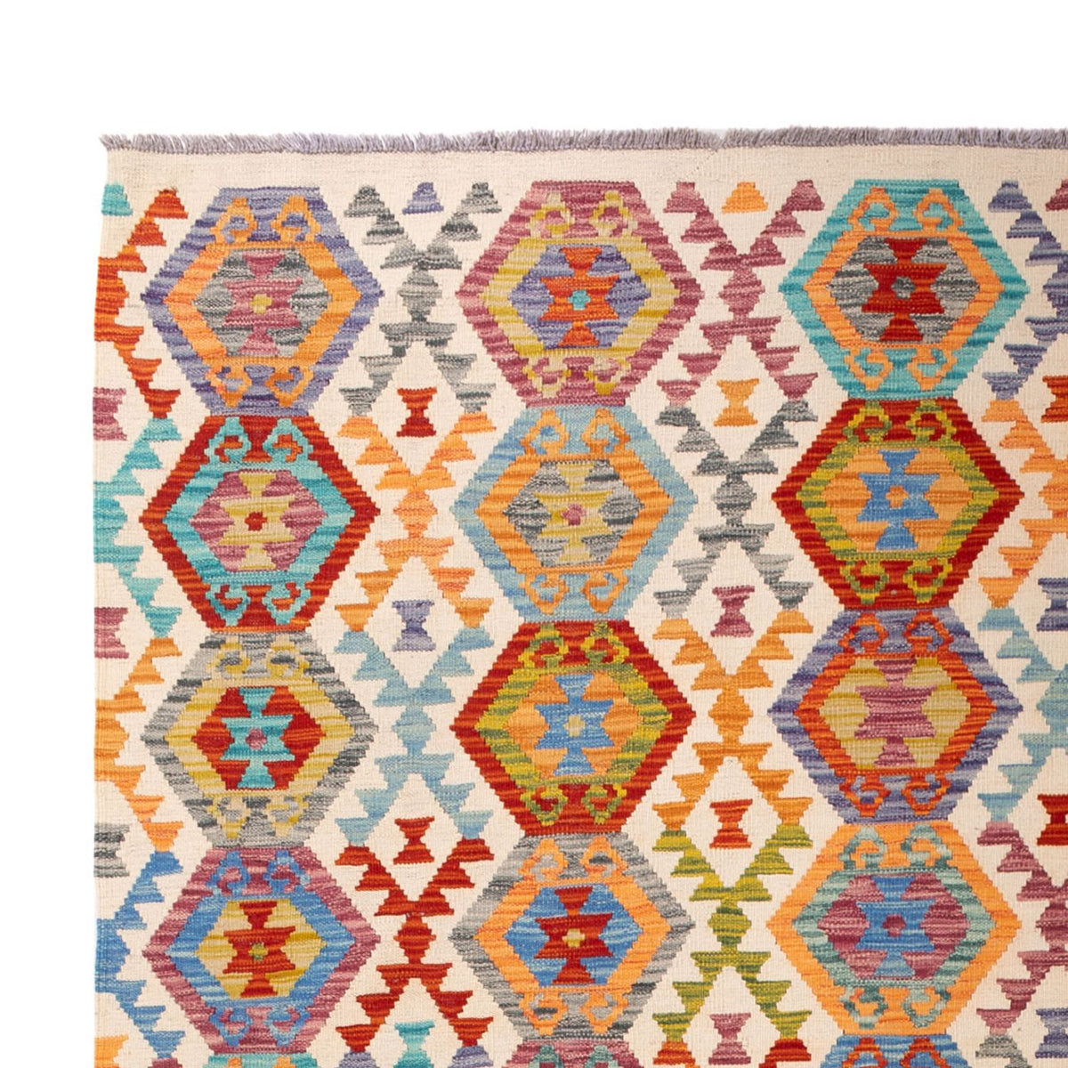 Tappeto Kelim - Splash - 294 x 210 cm - multicolore