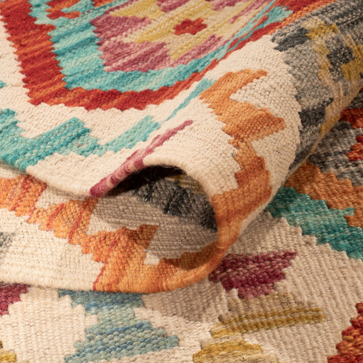 Tappeto Kelim - Splash - 294 x 210 cm - multicolore