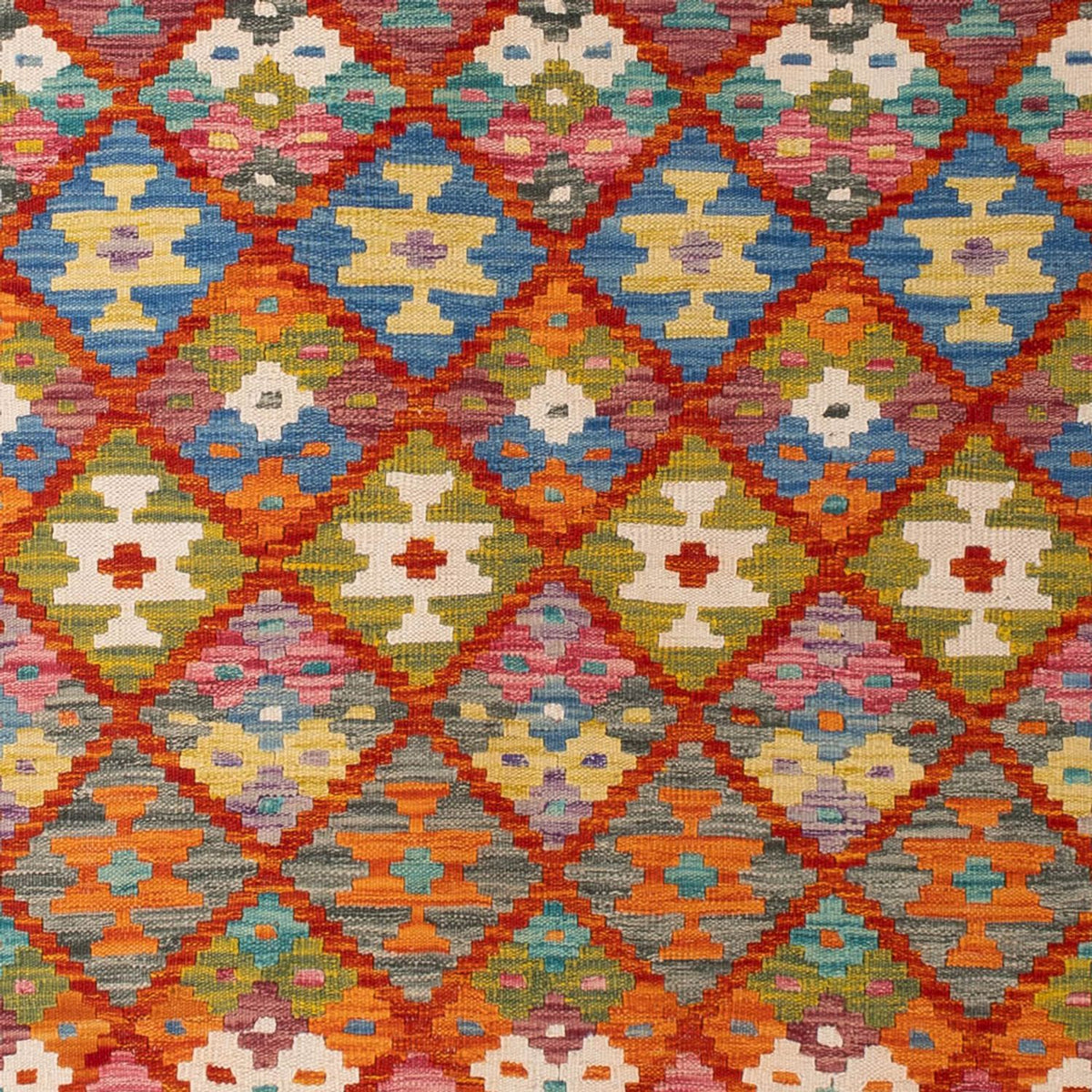 Tappeto Kelim - Splash - 293 x 210 cm - multicolore