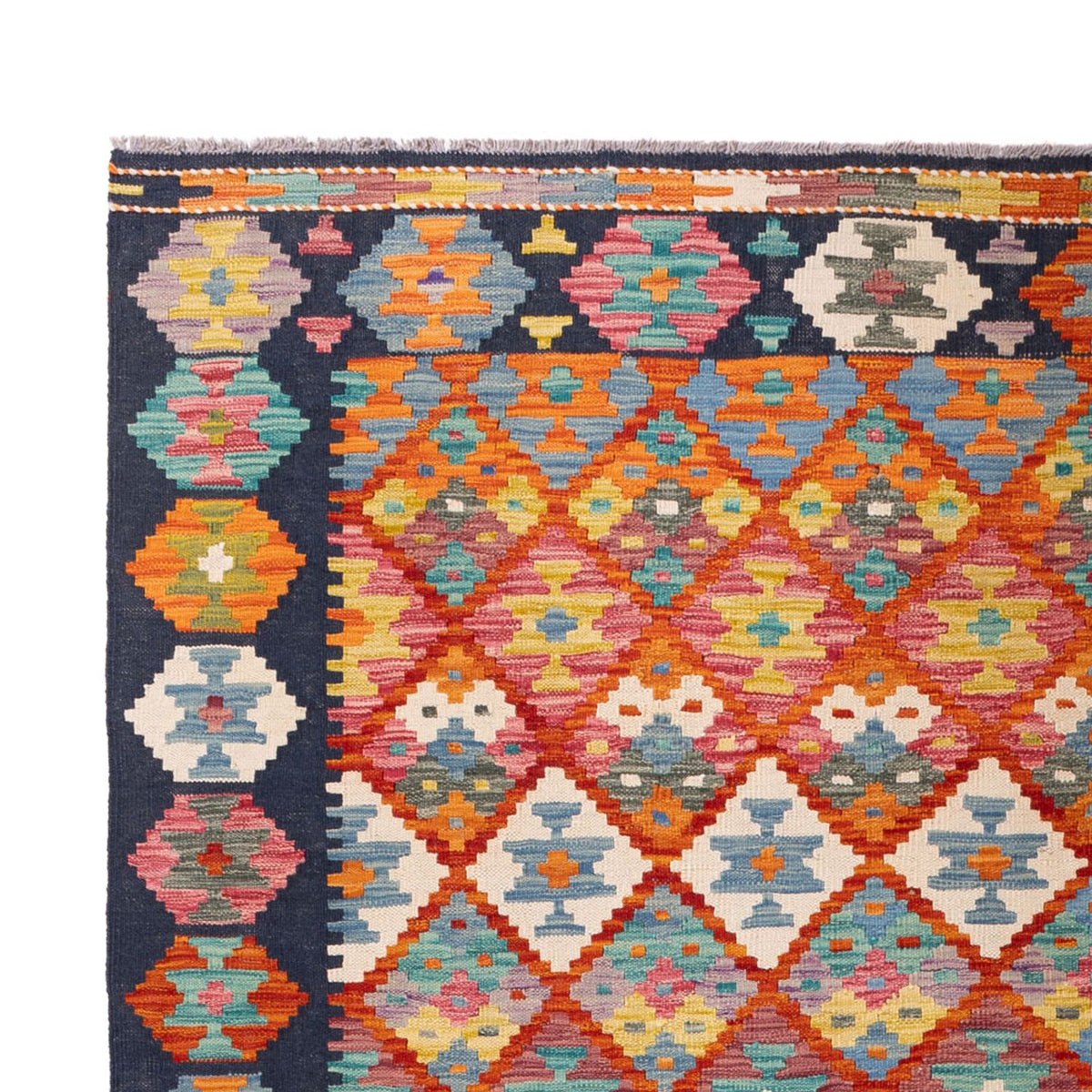 Tappeto Kelim - Splash - 293 x 210 cm - multicolore