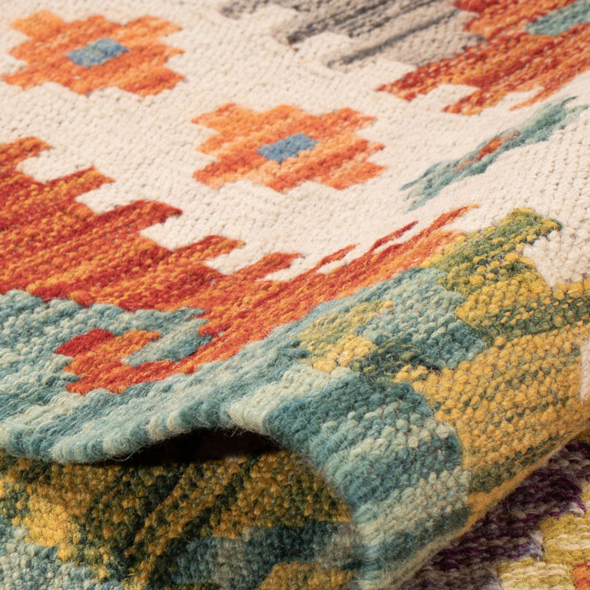 Tappeto Kelim - Splash - 298 x 206 cm - multicolore