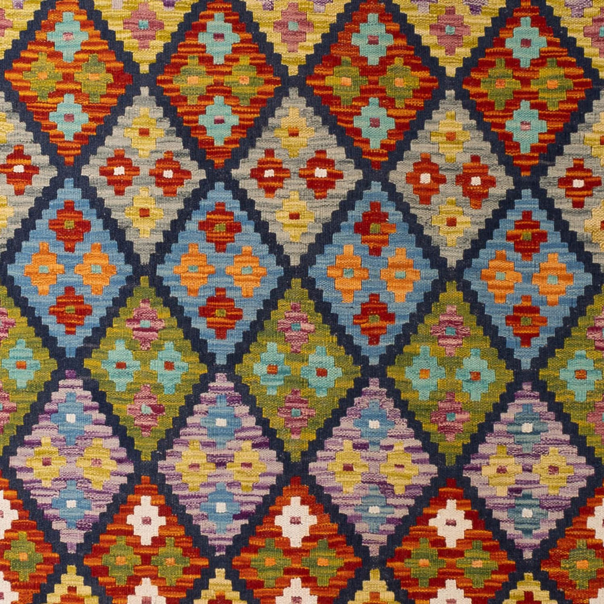 Tappeto Kelim - Splash - 304 x 207 cm - multicolore