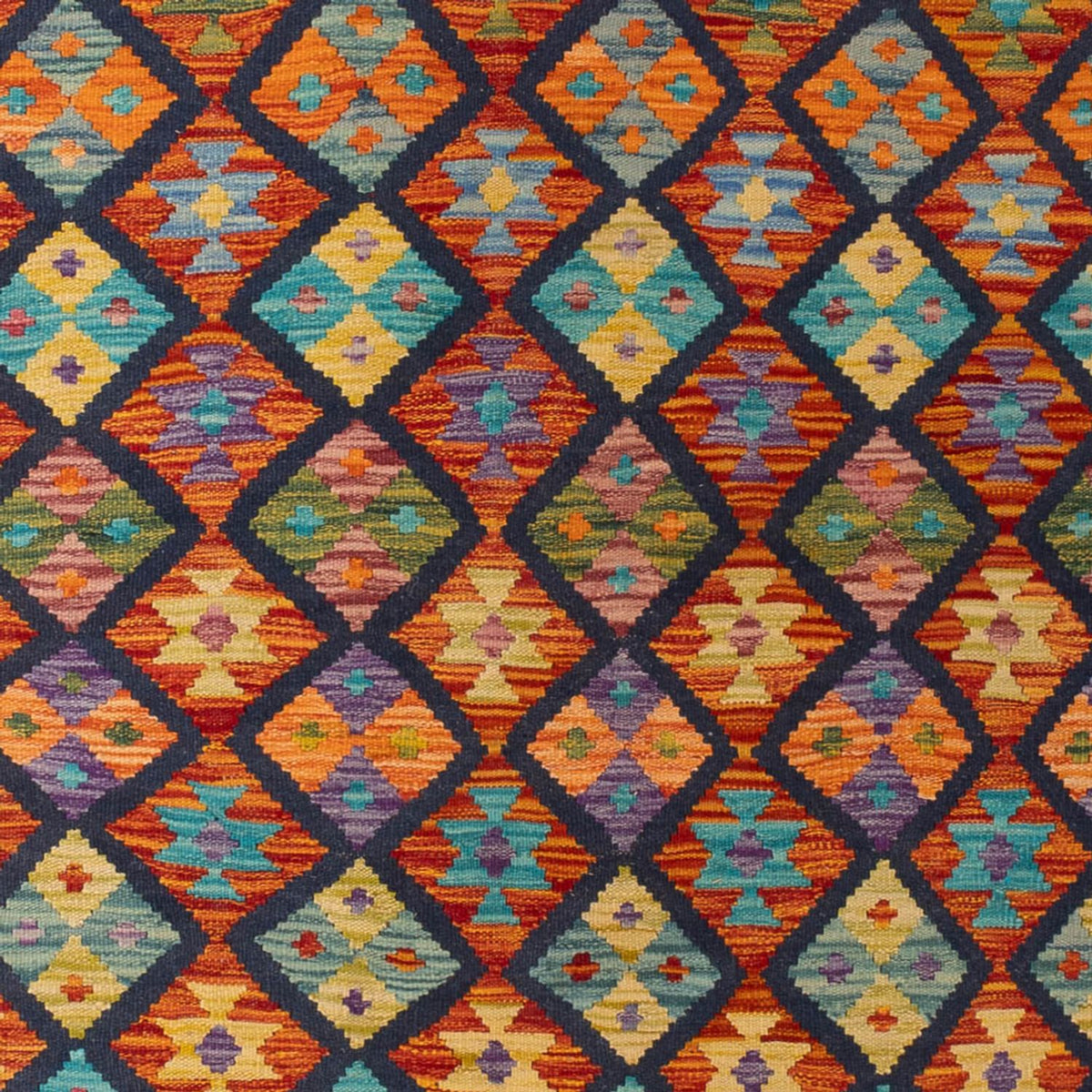 Tappeto Kelim - Splash - 295 x 207 cm - multicolore