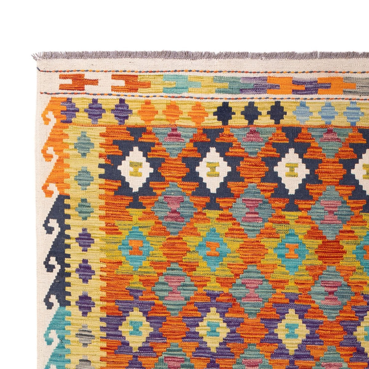 Tappeto Kelim - Splash - 290 x 200 cm - multicolore