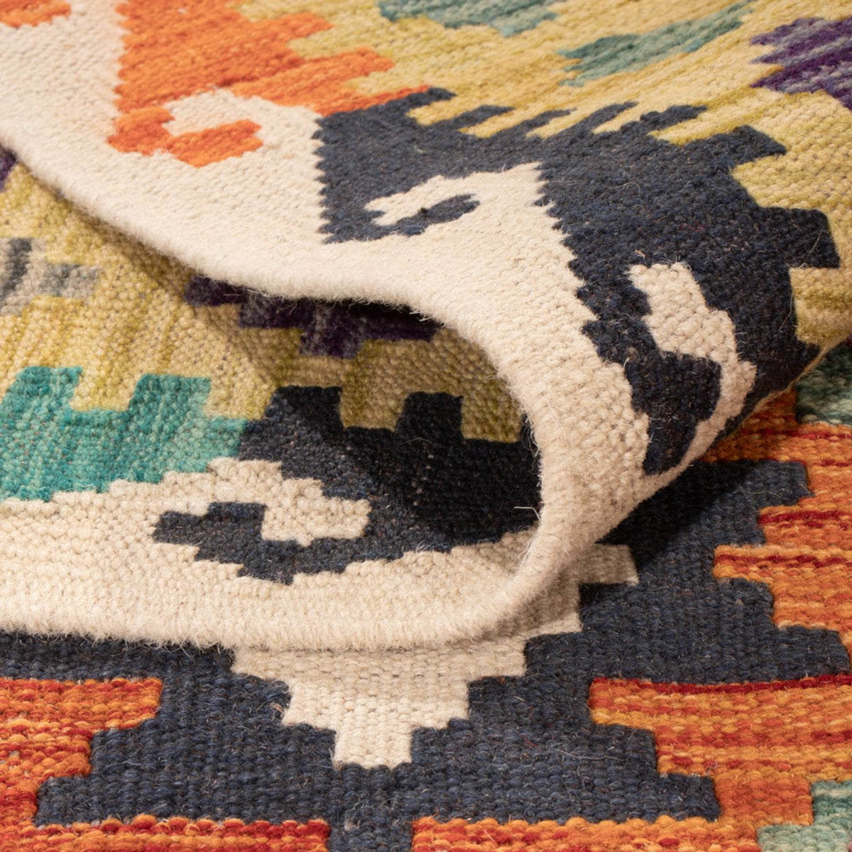 Tappeto Kelim - Splash - 290 x 200 cm - multicolore