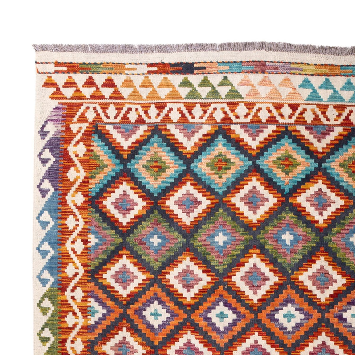 Tappeto Kelim - Splash - 282 x 201 cm - multicolore