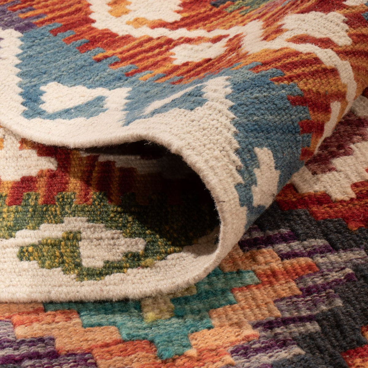 Tappeto Kelim - Splash - 282 x 201 cm - multicolore