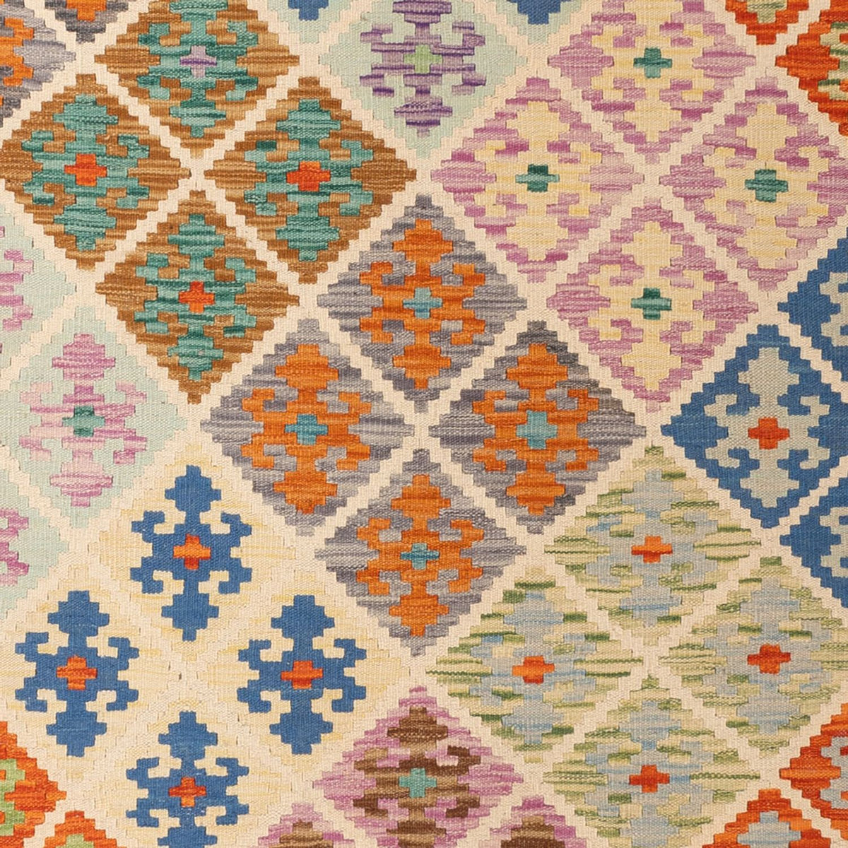 Tappeto Kelim - Splash - 303 x 210 cm - multicolore