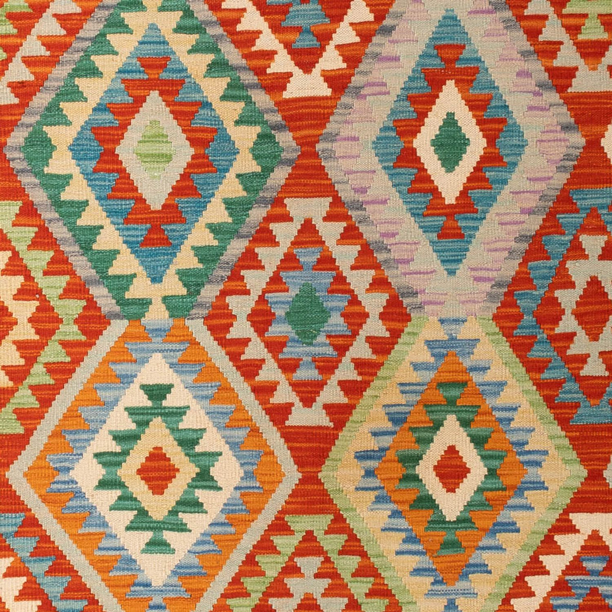 Tappeto Kelim - Splash - 295 x 207 cm - multicolore