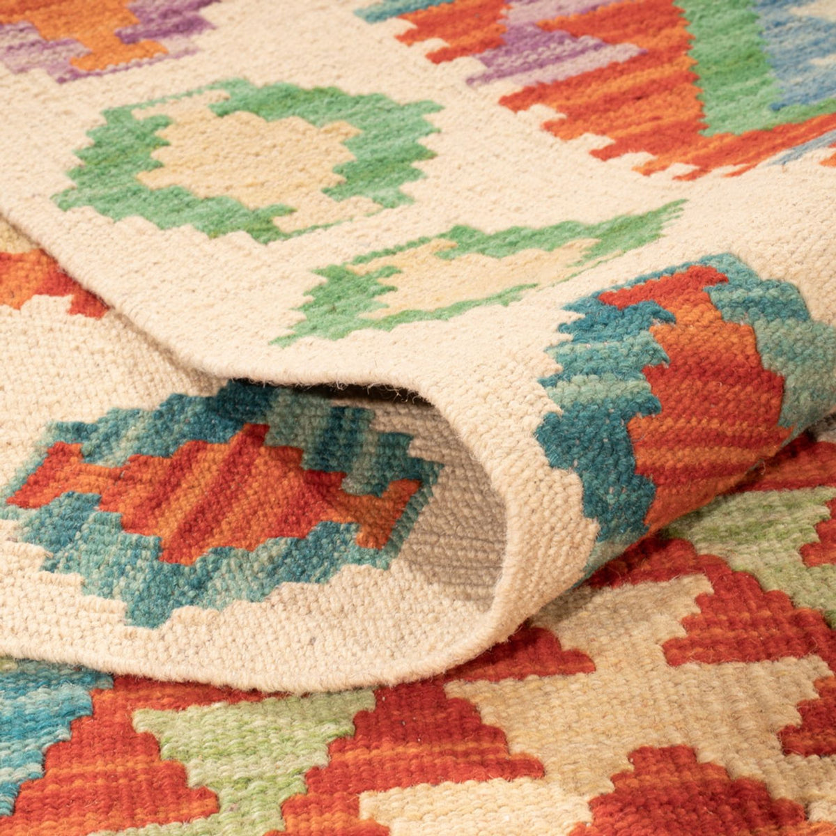 Tappeto Kelim - Splash - 295 x 207 cm - multicolore