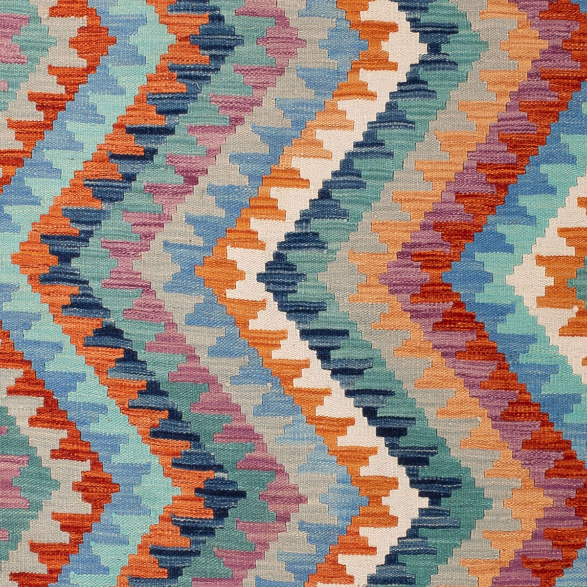 Tappeto Kelim - Splash - 298 x 199 cm - multicolore