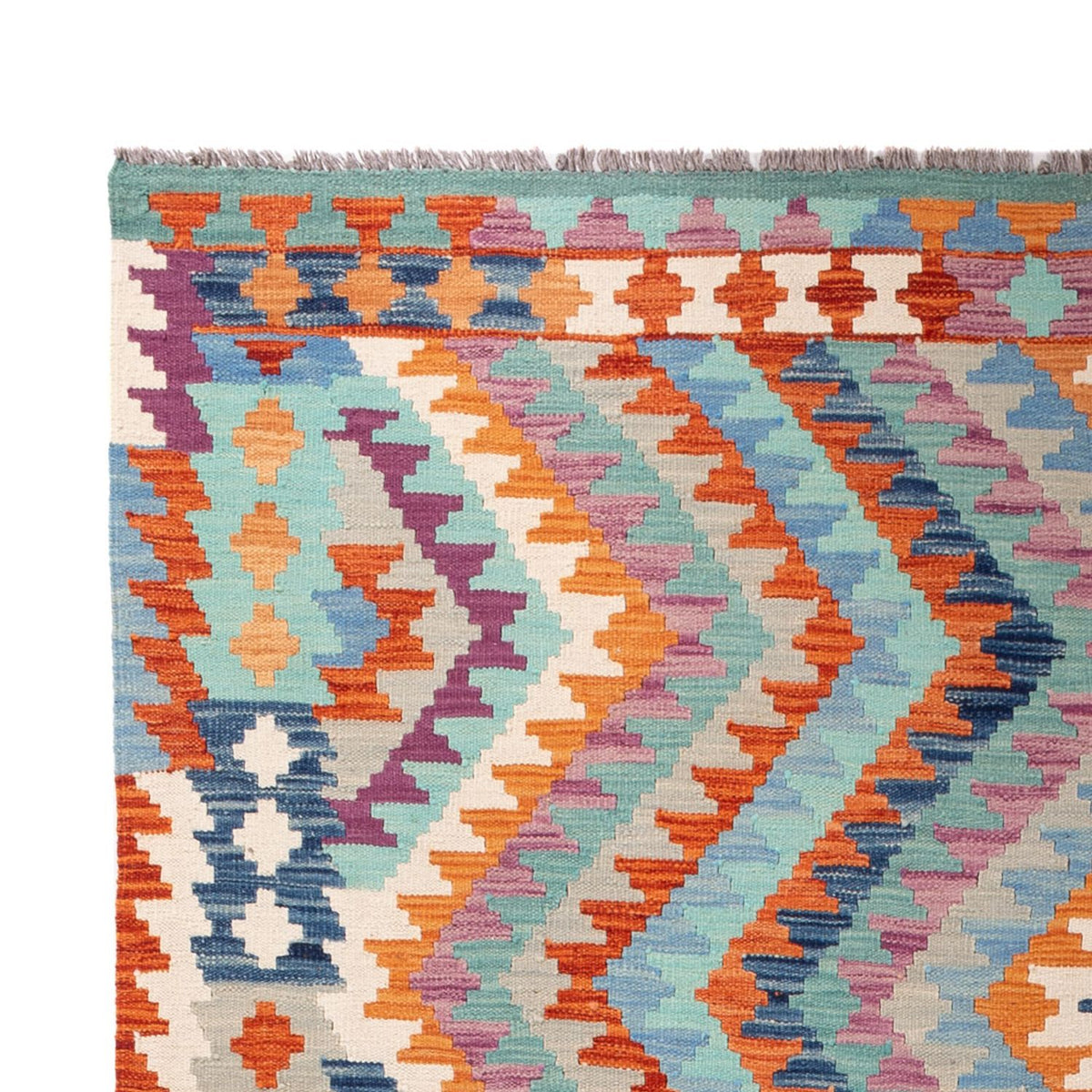 Tappeto Kelim - Splash - 298 x 199 cm - multicolore