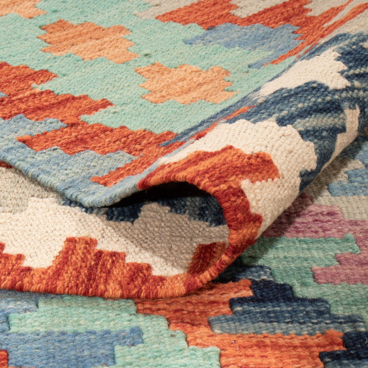 Tappeto Kelim - Splash - 298 x 199 cm - multicolore