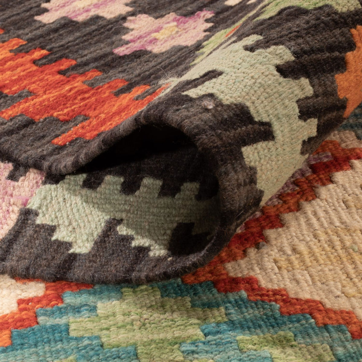 Tappeto Kelim - Splash - 306 x 201 cm - multicolore