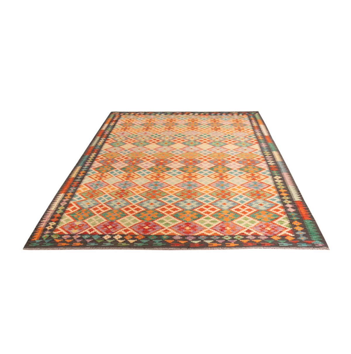 Tappeto Kelim - Splash - 306 x 201 cm - multicolore