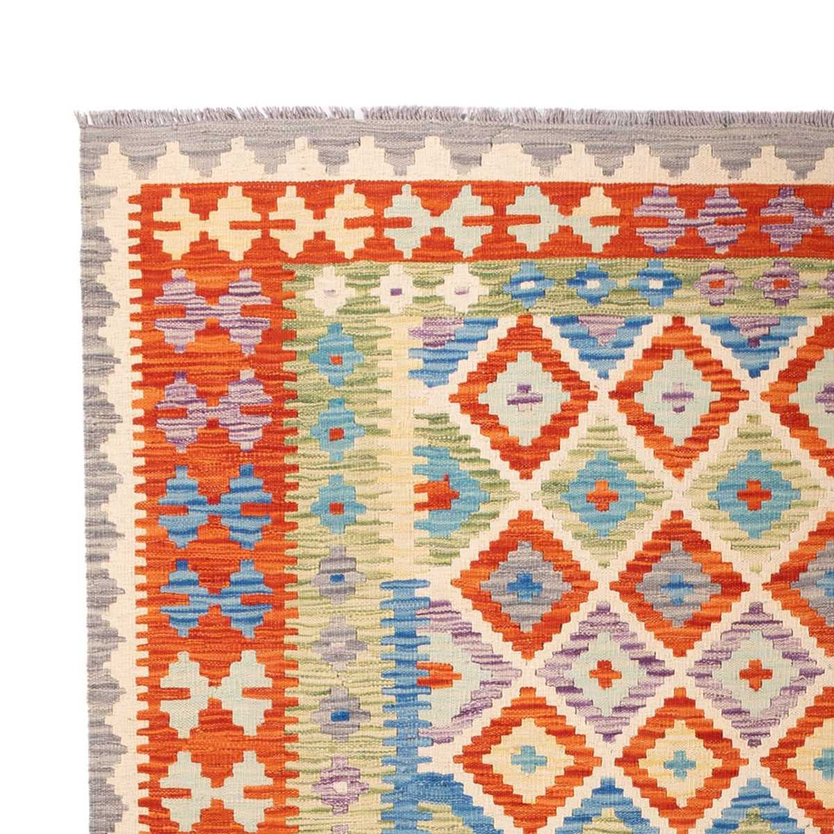 Tappeto Kelim - Splash - 298 x 208 cm - multicolore