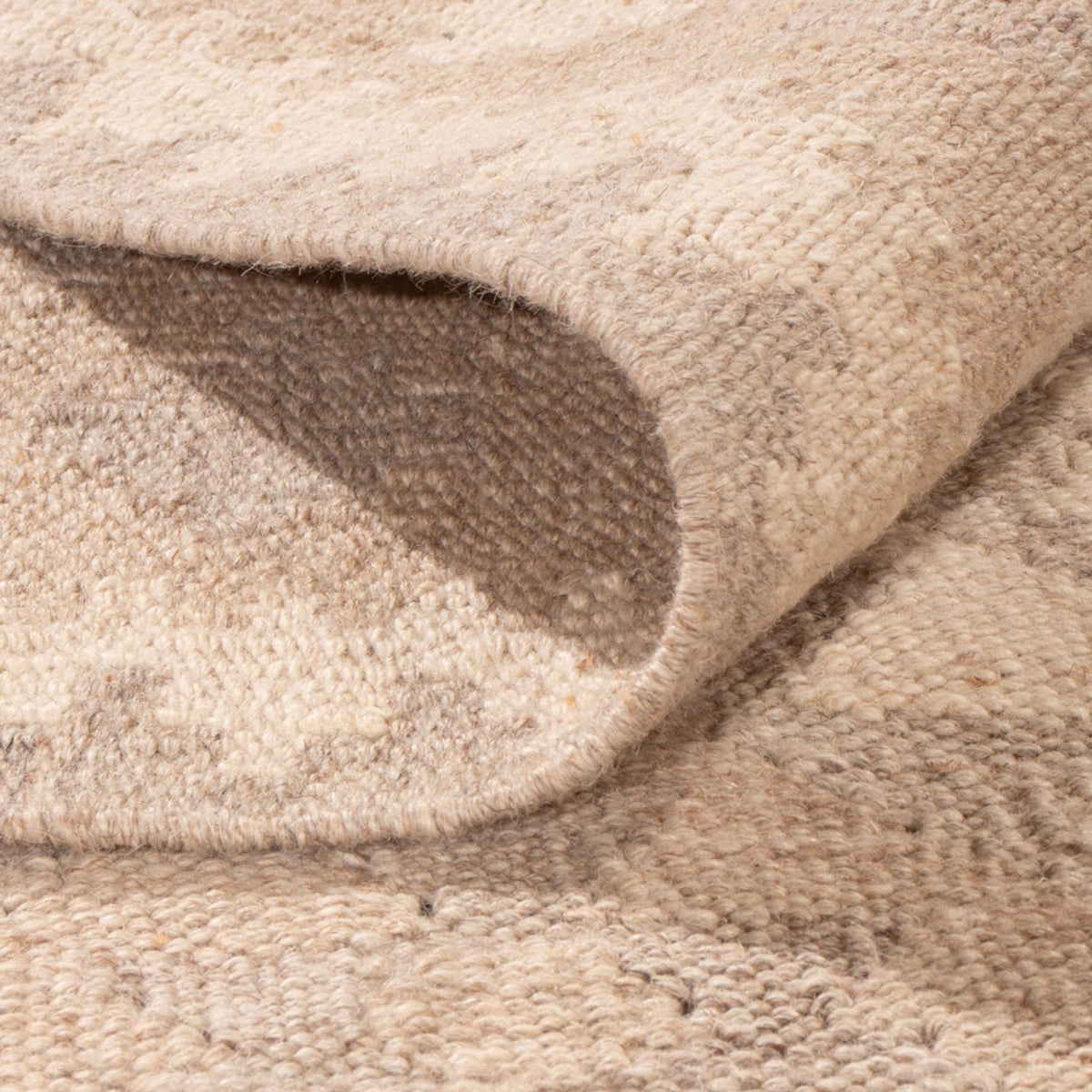 Tappeto Kelim - Splash - 301 x 210 cm - grigio chiaro