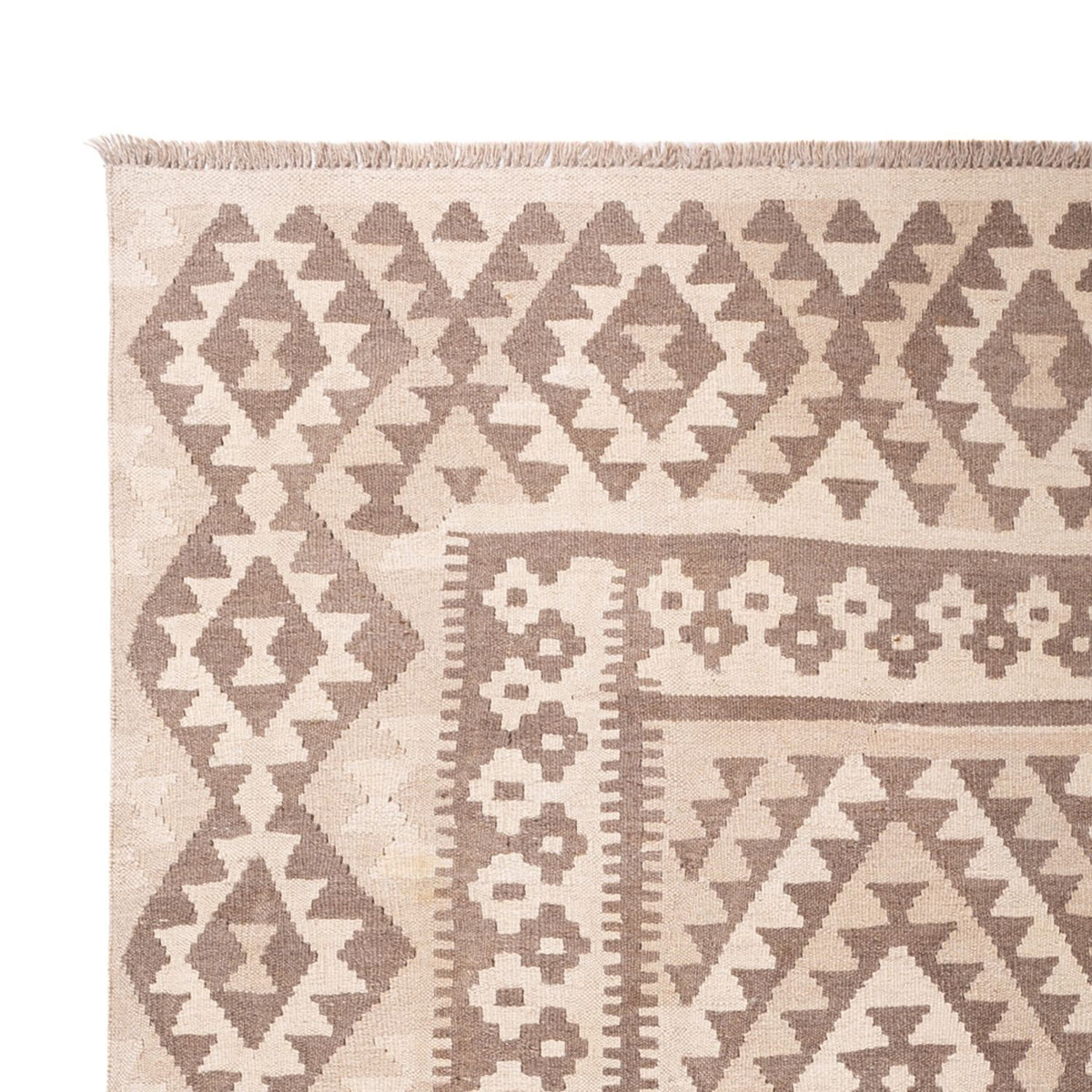 Tappeto Kelim - Splash - 287 x 202 cm - grigio chiaro