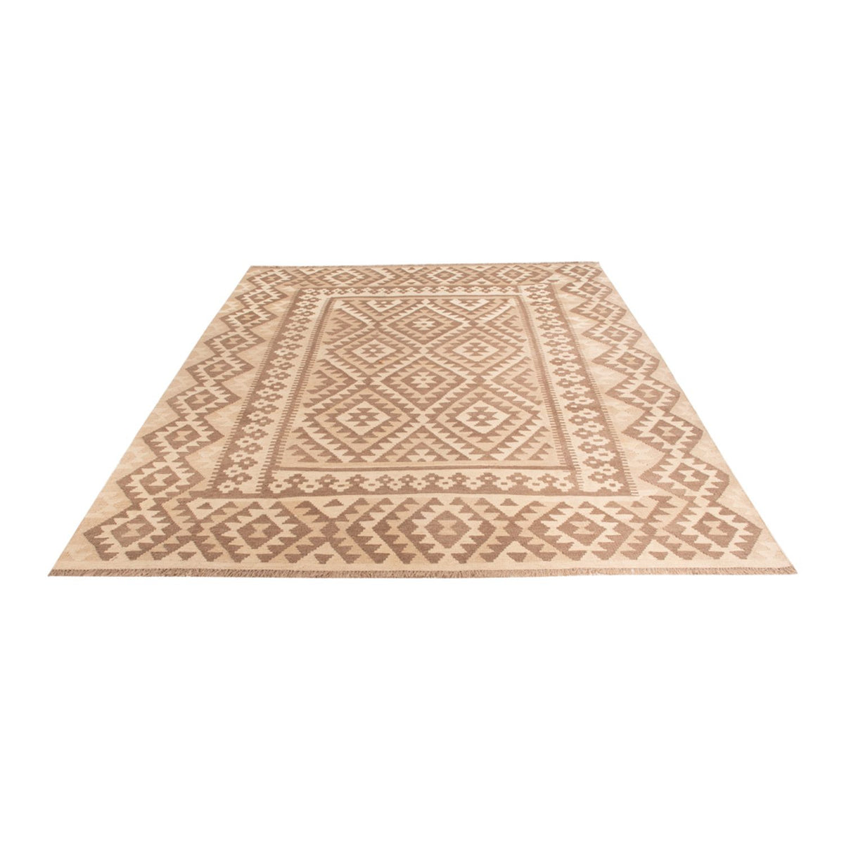 Tappeto Kelim - Splash - 287 x 202 cm - grigio chiaro