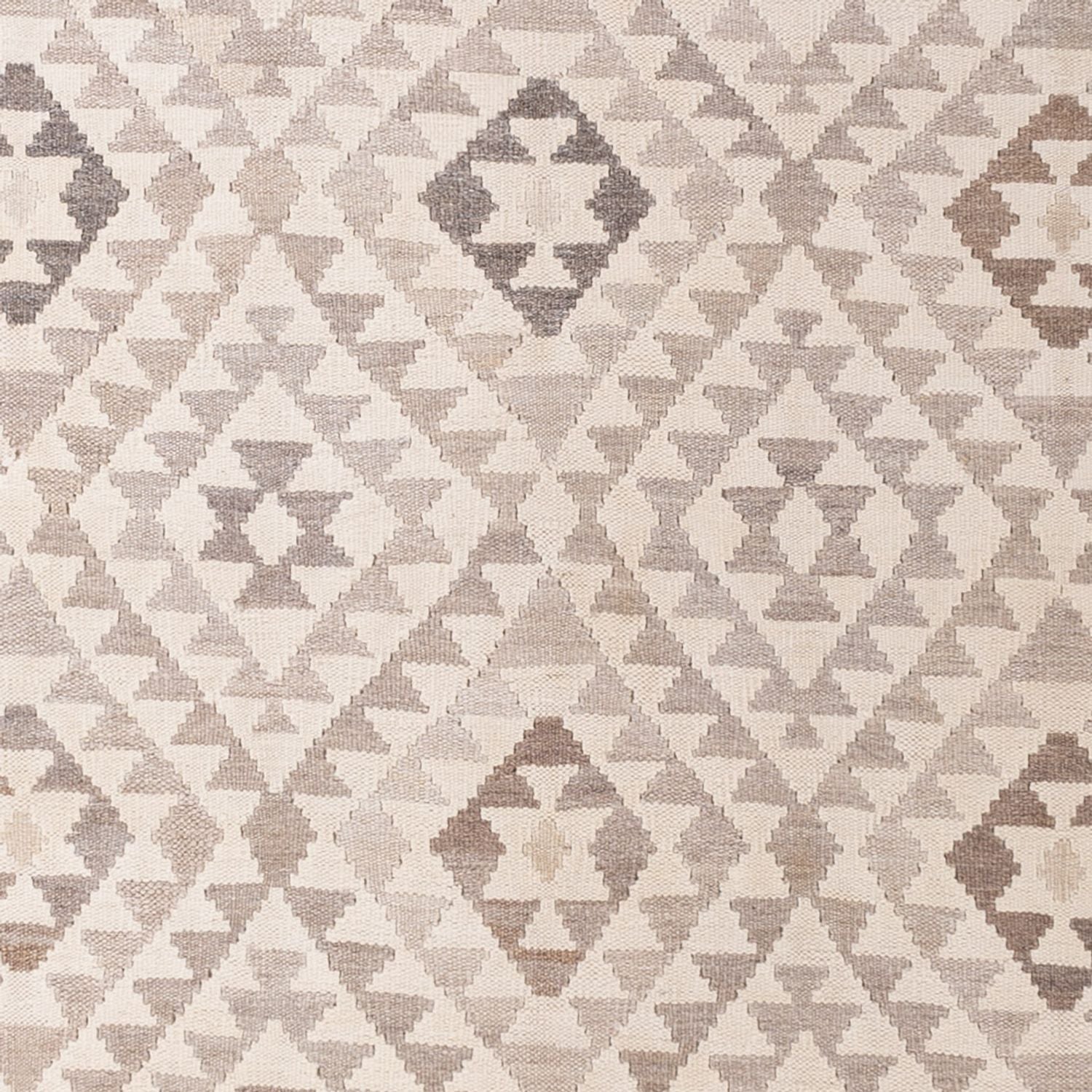 Kelim Teppich - Splash - 286 x 202 cm - hellgrau