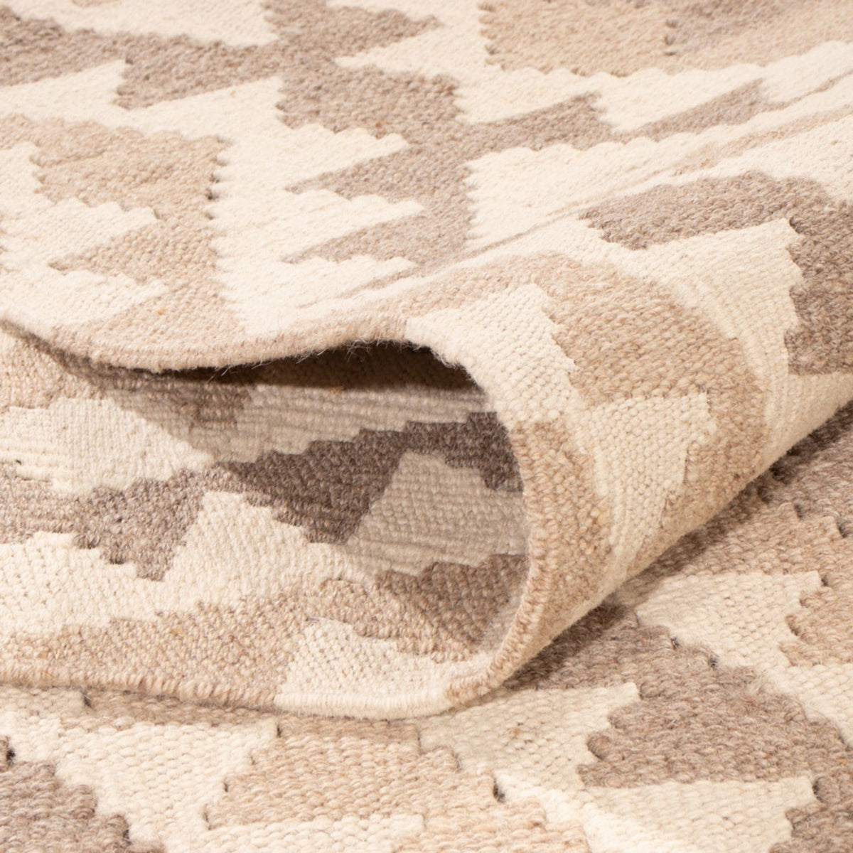 Tappeto Kelim - Splash - 281 x 200 cm - grigio chiaro