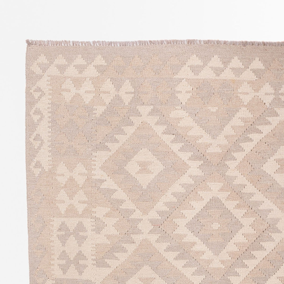 Tappeto Kelim - Splash - 280 x 198 cm - grigio chiaro