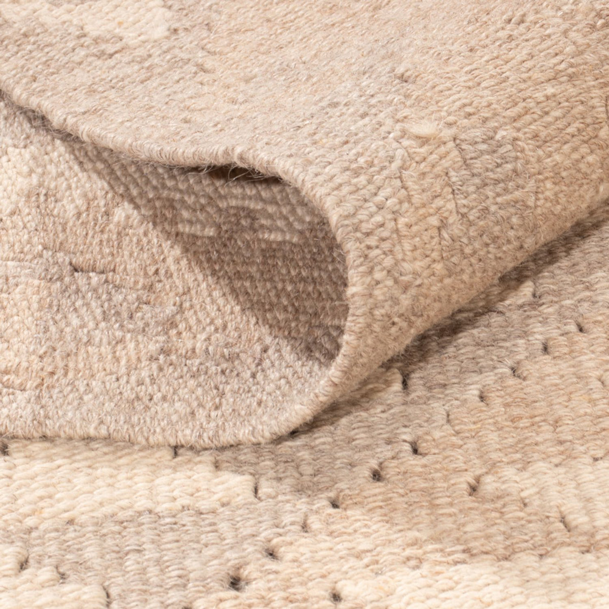 Tappeto Kelim - Splash - 280 x 198 cm - grigio chiaro