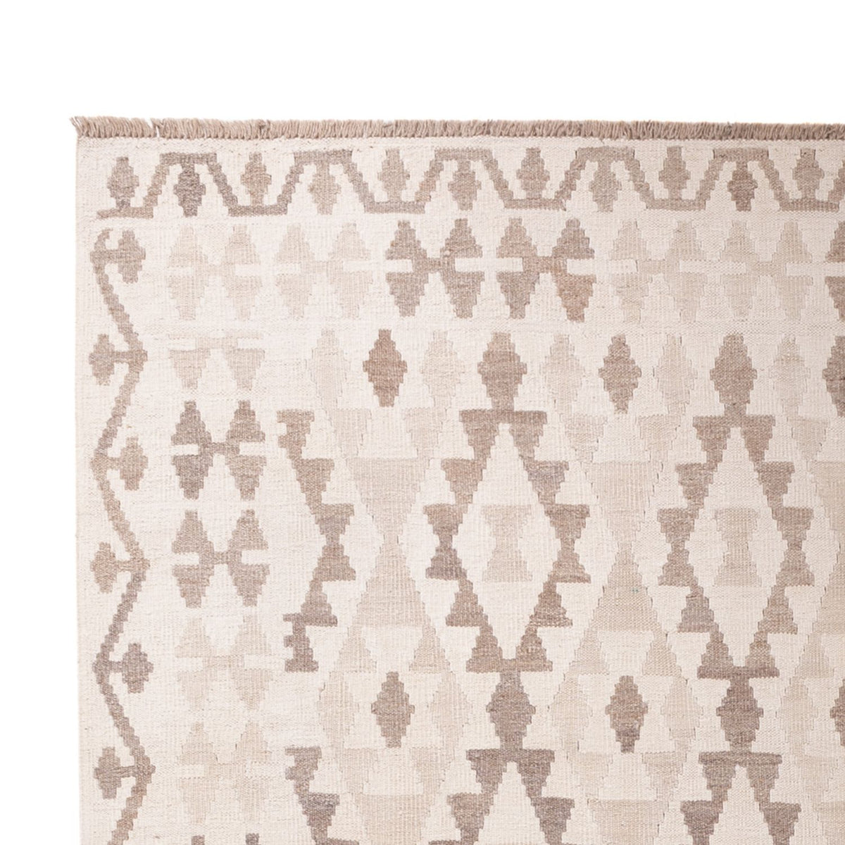 Tappeto Kelim - Splash - 300 x 200 cm - grigio chiaro