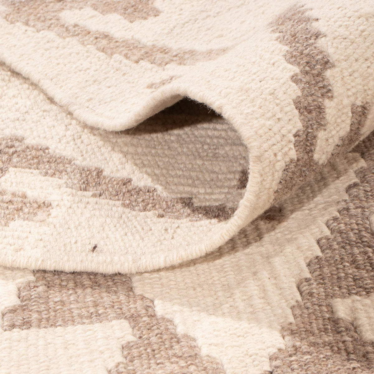 Tappeto Kelim - Splash - 300 x 200 cm - grigio chiaro